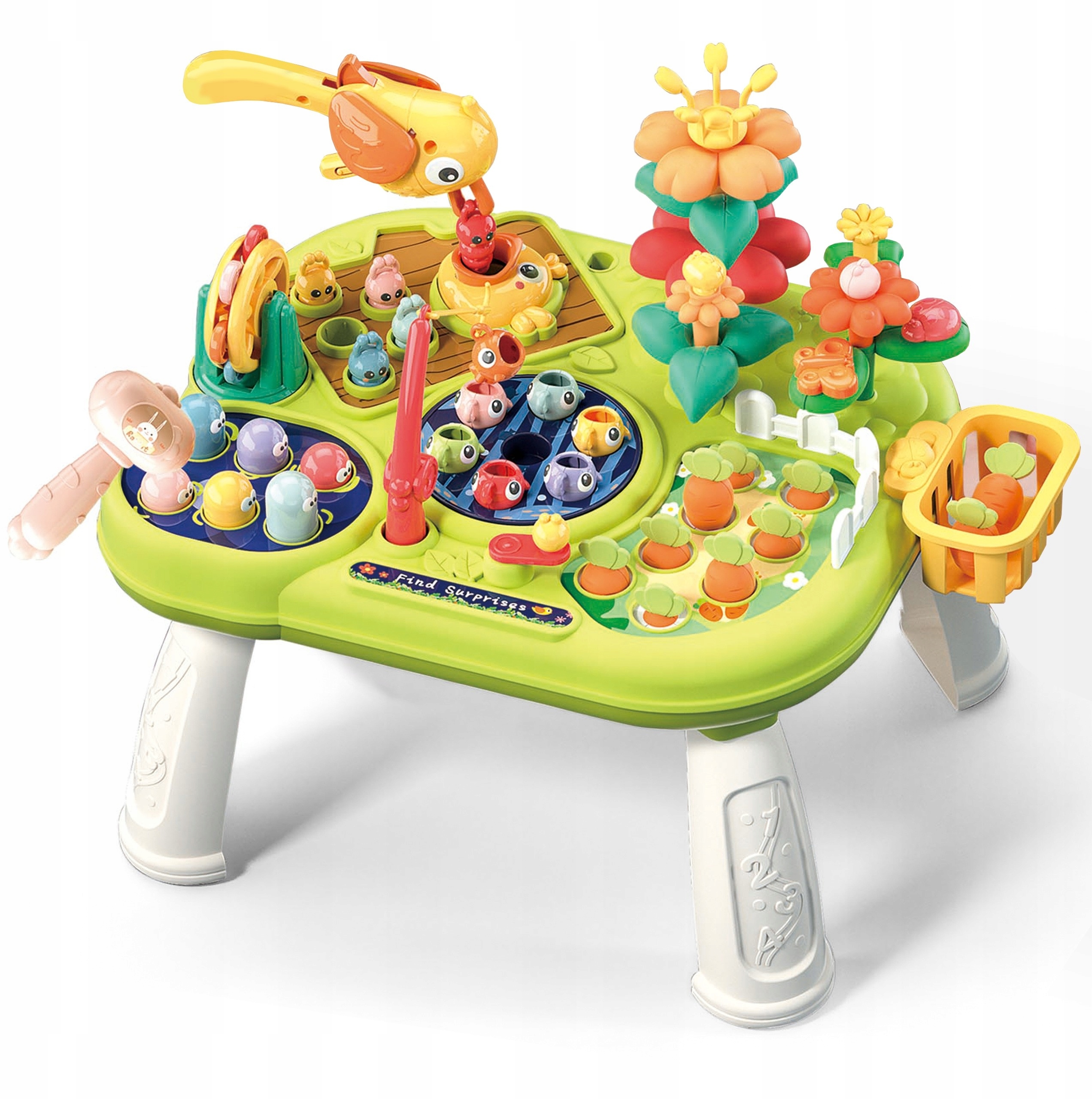 BABY Interaktywny Multistolik Edukacyjny 8w1 Montessori – Rozwój i zabawa w jednym