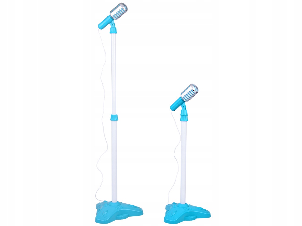 Regulowany stojak na mikrofon – dostosowany do wzrostu dziecka