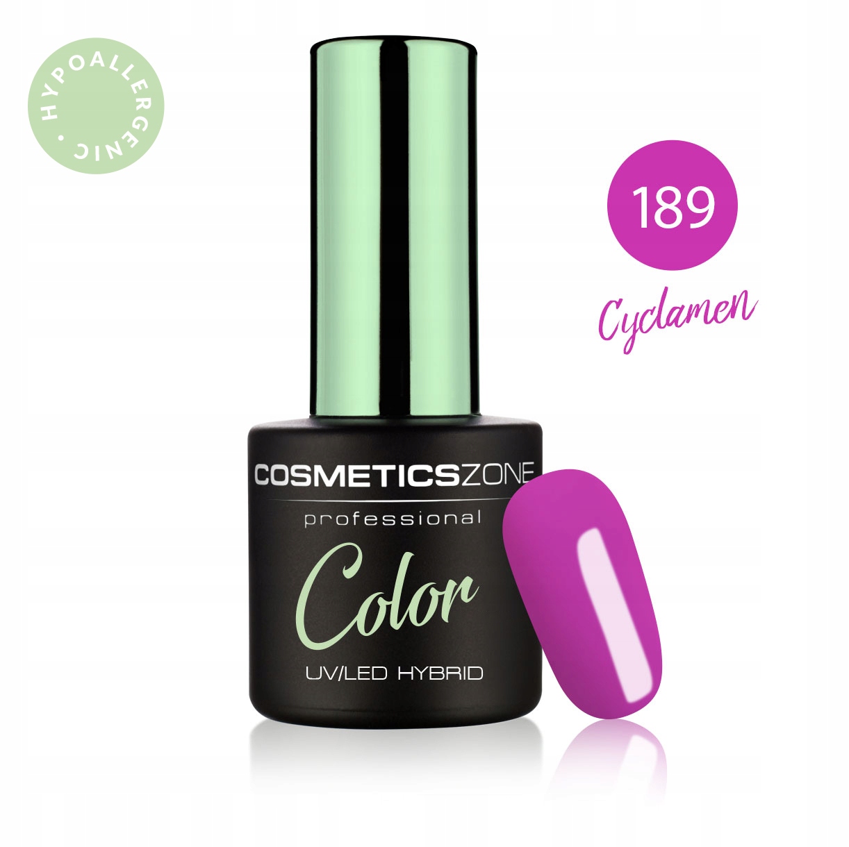 COSMETICS ZONE LAKIER HYBRYDOWY KOLOR 7ML - NR 189 EAN (GTIN) 5903876980894