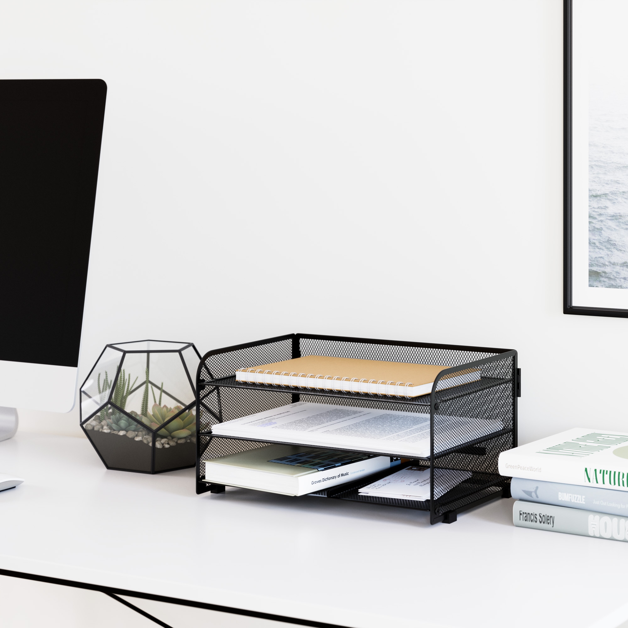 Główne cechy metalowego organizera na biurko