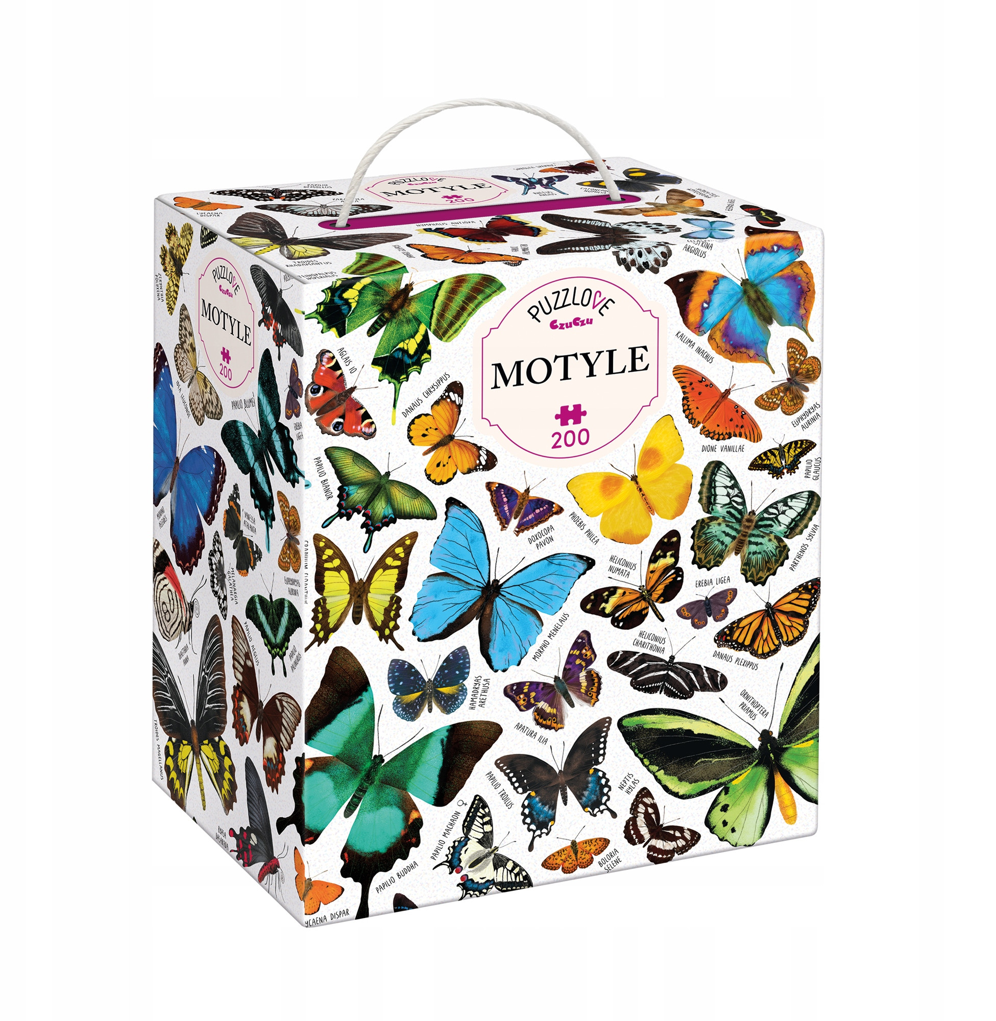 CzuCzu Puzzlove Motyle 200el – Kolorowe przygody z puzzlami