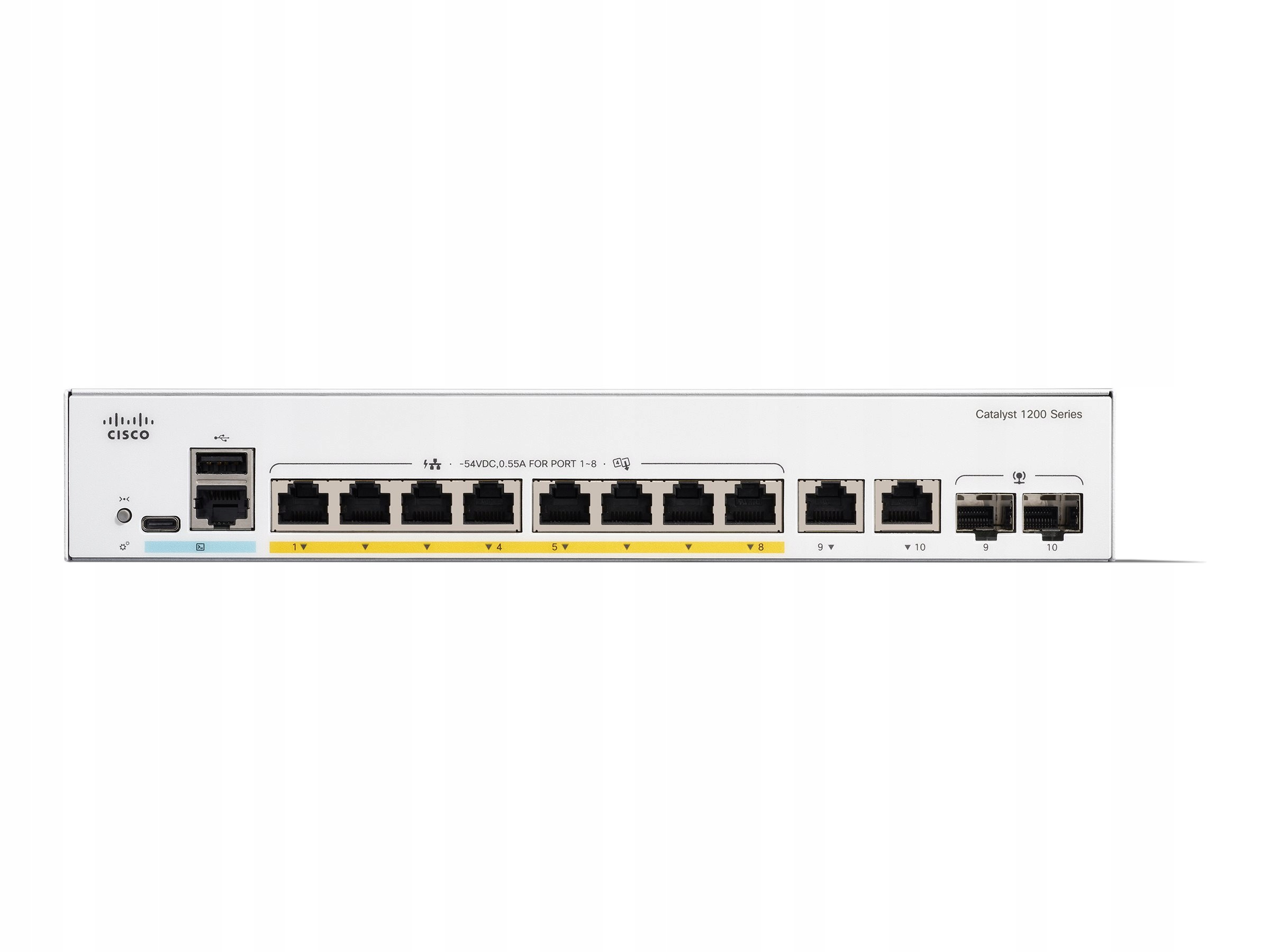 Cisco Catalyst 1200 8-port GE PoE Ext PS 2x1G Combo – Wydajny przełącznik sieciowy