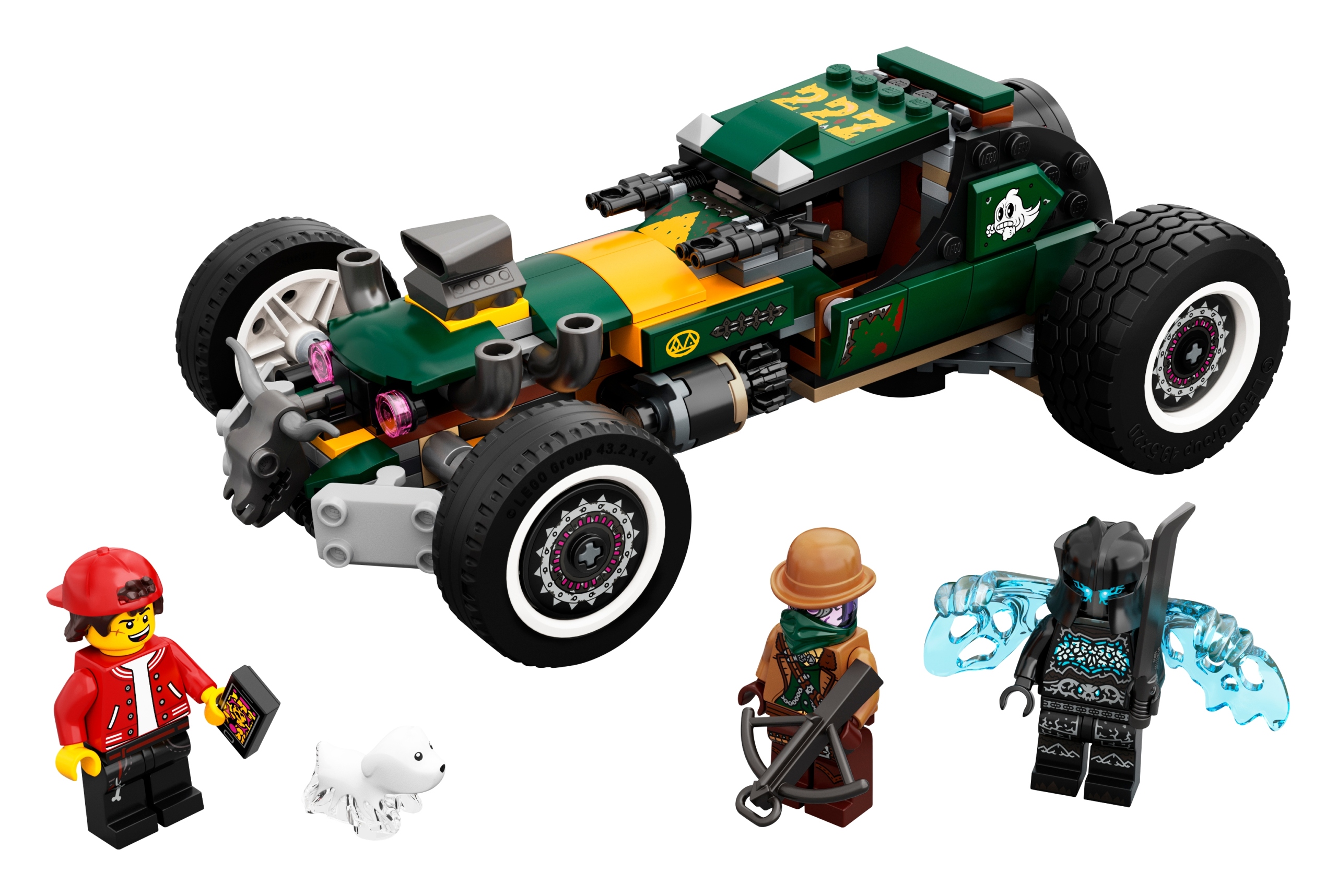 Minifigurki w zestawie – Jack, Vaughn, Mroczny Wojownik i Spencer