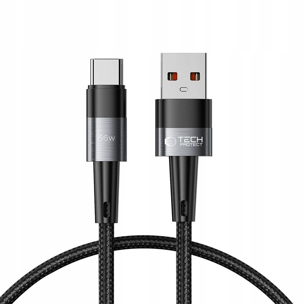 Kabel Tech-Protect UltraBoost USB-A - USB-C 0.5 m Czarny – Niezawodne ładowanie i transfer danych