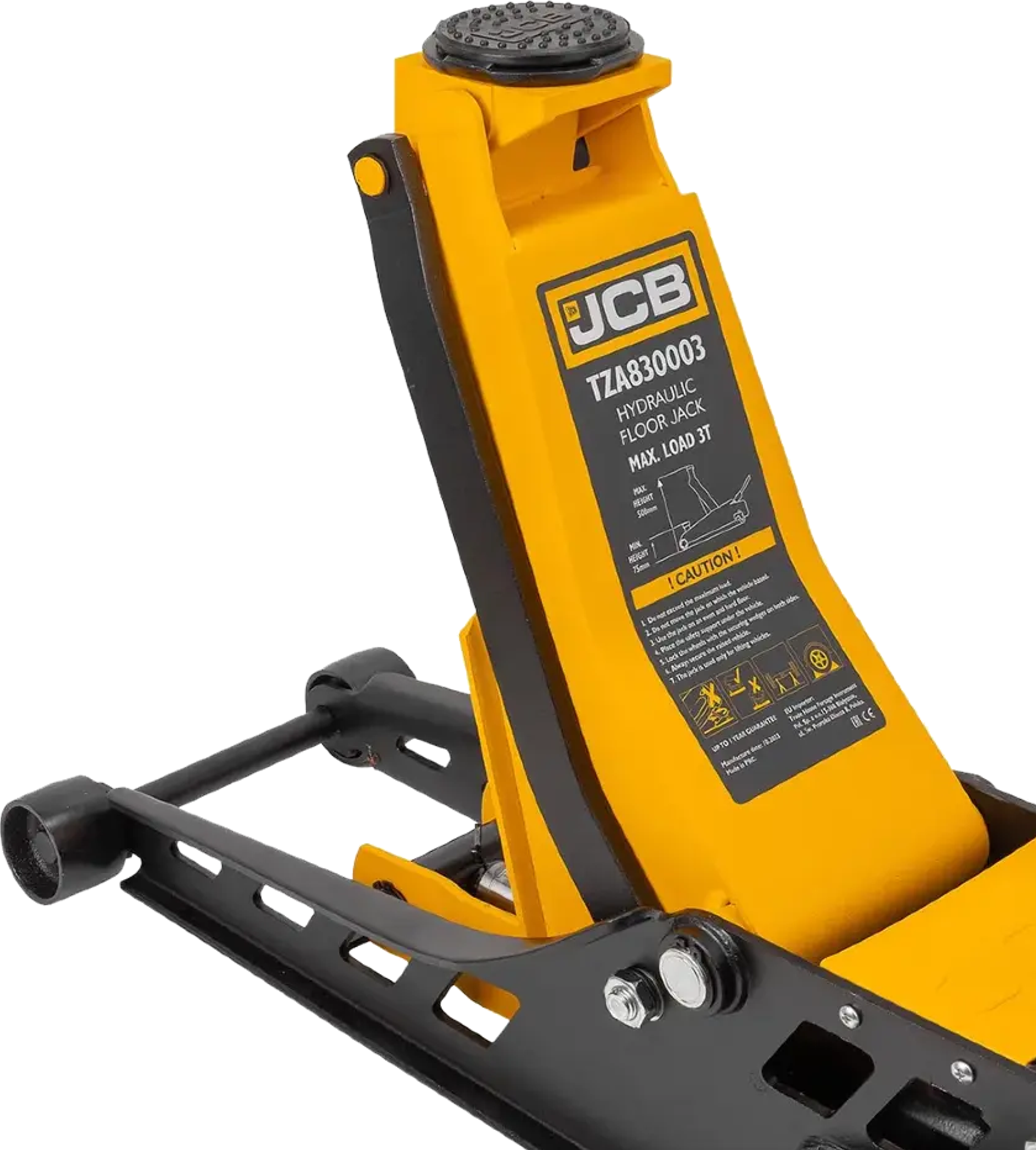 JCB Podnośnik SAMOCHODOWY lewarek HYDRAULICZNY niskoprofilowy 3T – Idealne rozwiązanie do warsztatu