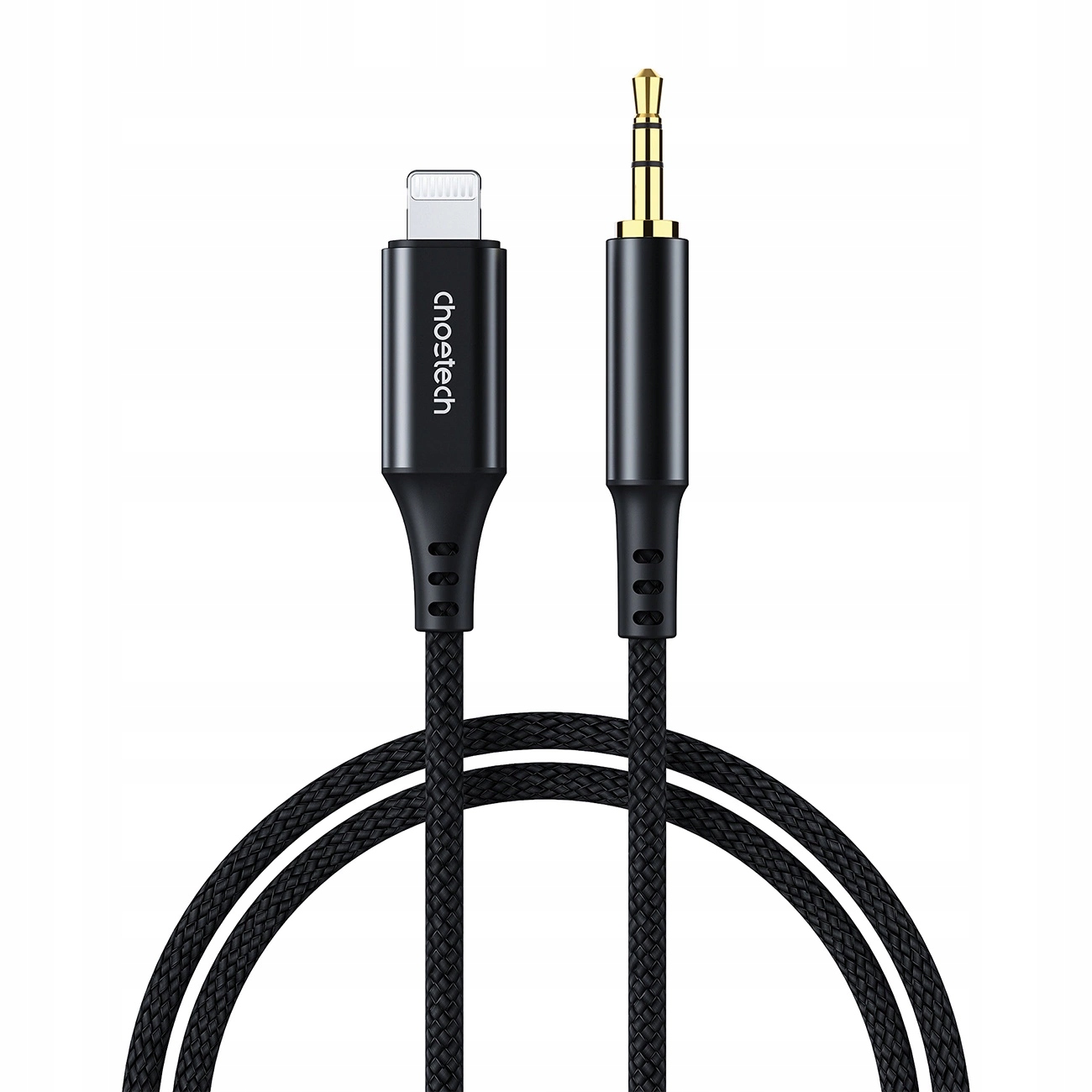Kabel Choetech AUX009 Lighting / mini jack 3.5mm 2 m - czarny – Doskonałe połączenie audio