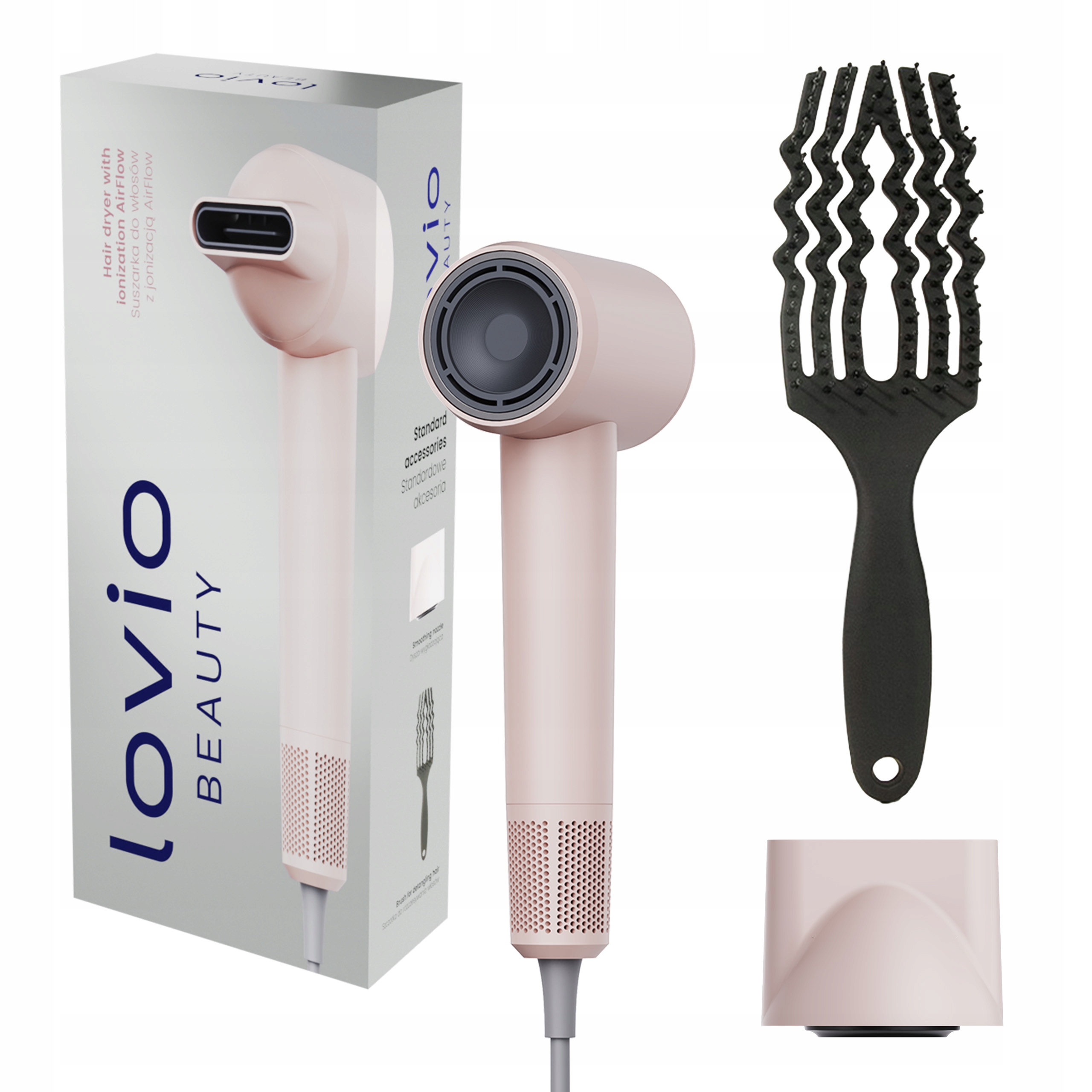 Lovio BEAUTY AirFlow LVHD001 – Profesjonalna suszarka do włosów z jonizacją