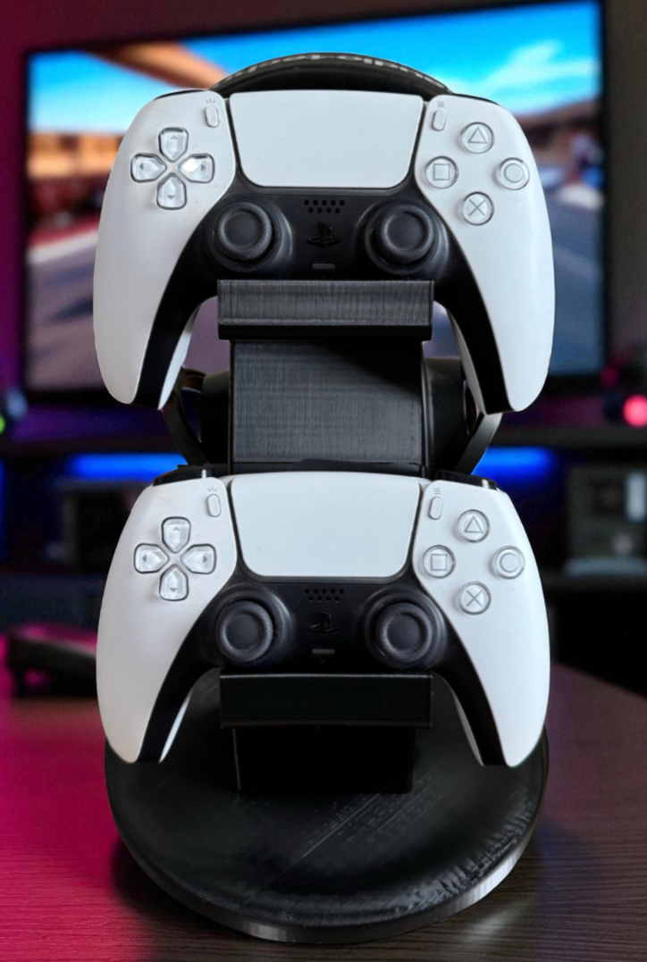 Stabilna konstrukcja dla bezpiecznego przechowywania kontrolerów