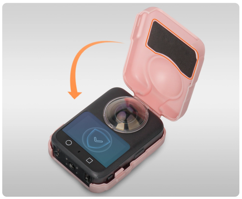 Wszechstronna ochrona obiektywu i ekranu kamery