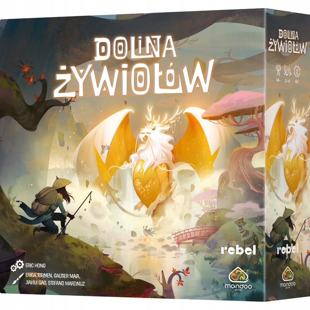 Gra planszowa Dolina żywiołów Rebel – Wejdź do świata fantastycznych stworzeń!