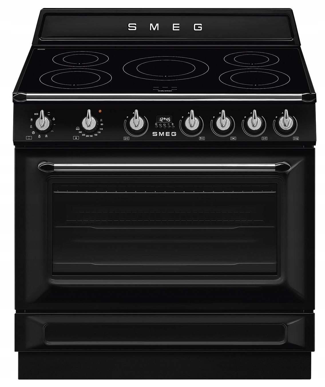 Smeg TR90IMBL – Wolnostojąca kuchnia z płytą indukcyjną w stylu Victoria