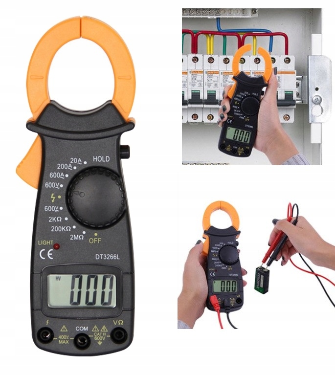 Miernik Multimetr Cęgowy Cyfrowy Elektroniczny LCD – Wszechstronny przyrząd pomiarowy