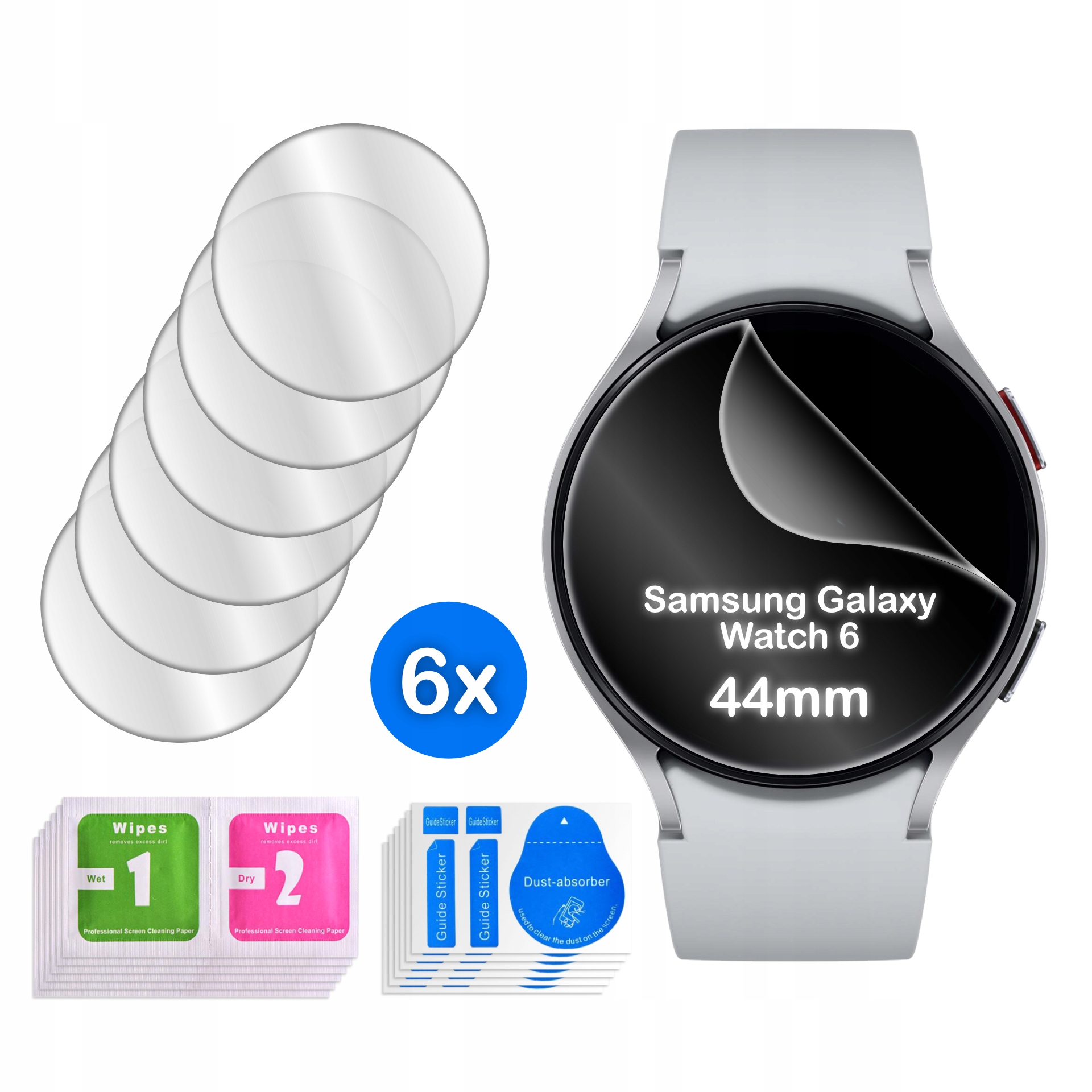Folia ochronna HYDROŻELOWA do Samsung Galaxy Watch 6 44mm – Nowoczesna ochrona ekranu