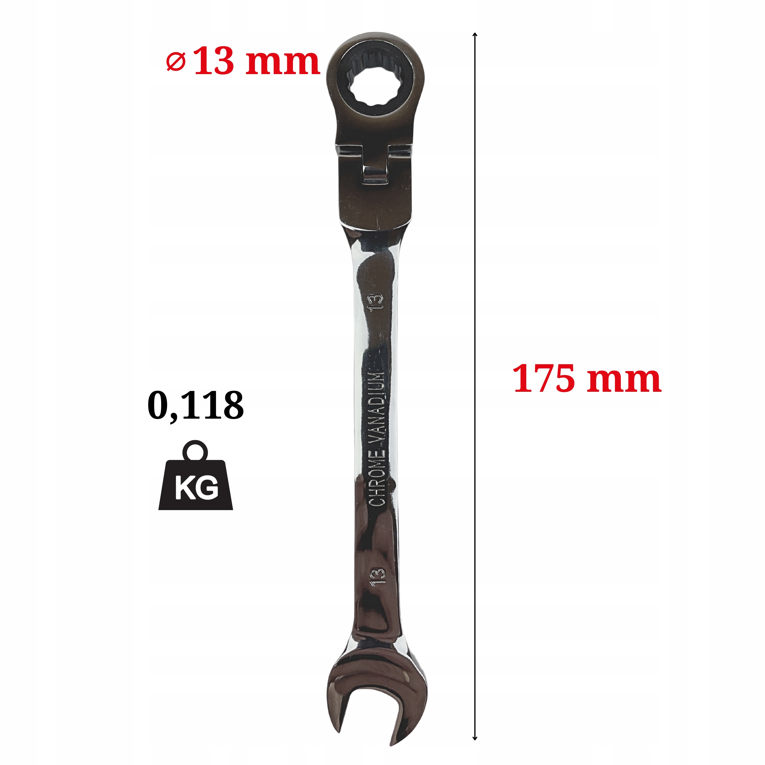 Parametry techniczne klucza płasko oczkowego 13mm – Co musisz wiedzieć?