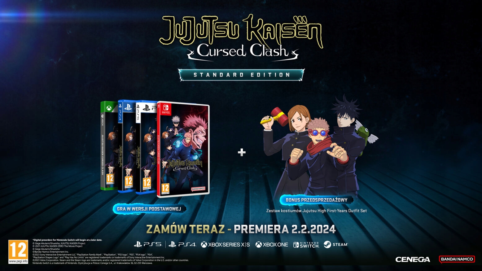 Cechy i możliwości gry Jujutsu Kaisen Cursed Clash