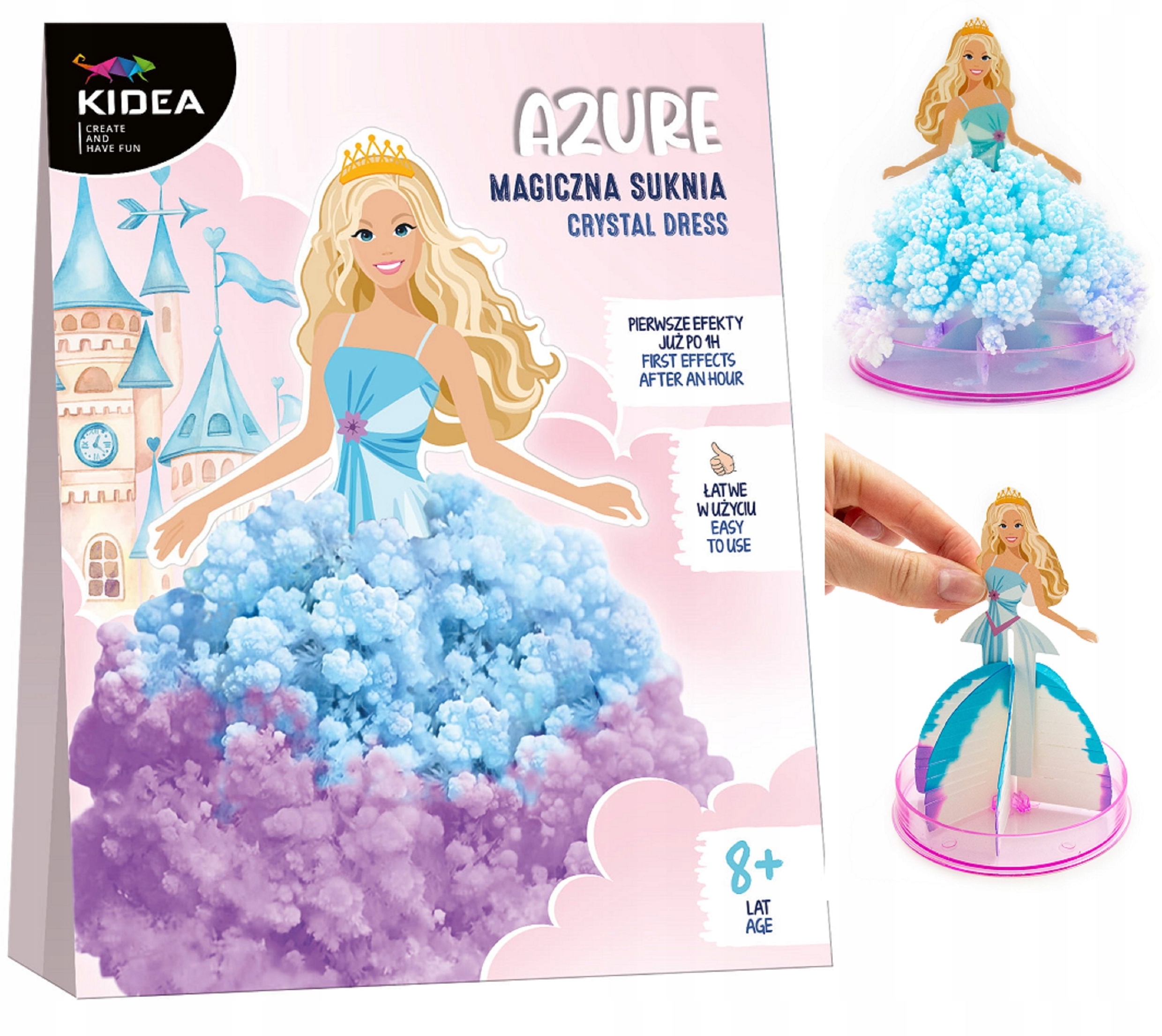 Magiczna Suknia Księżniczki Azure Kidea – Odkryj świat fantazji i nauki