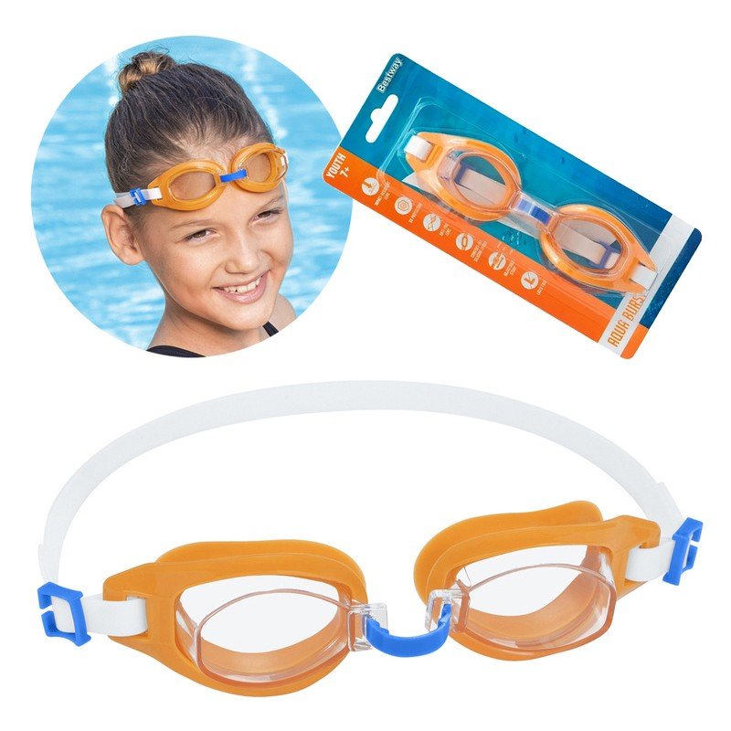 Bestway Okularki gogle do pływania 7+ 21049 – Idealne dla młodych pływaków