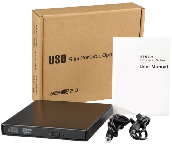 NAPĘD ZEWNĘTRZNY ODTWARZACZ CD/DVD USB 3 Model Napęd zewnętrzny CD/DVD przenośny optyczny