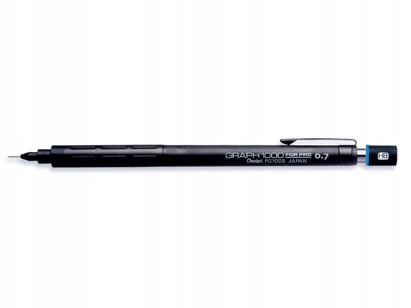 Ołówek automatyczny Pentel Graph 1000 0.7mm czarny – Idealny do biura i szkoły