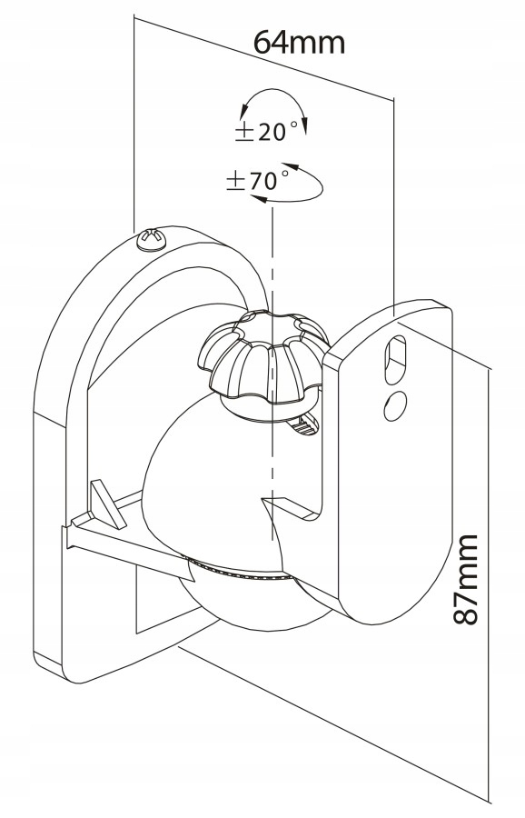 Pochylenie i obrót dla optymalnego dźwięku