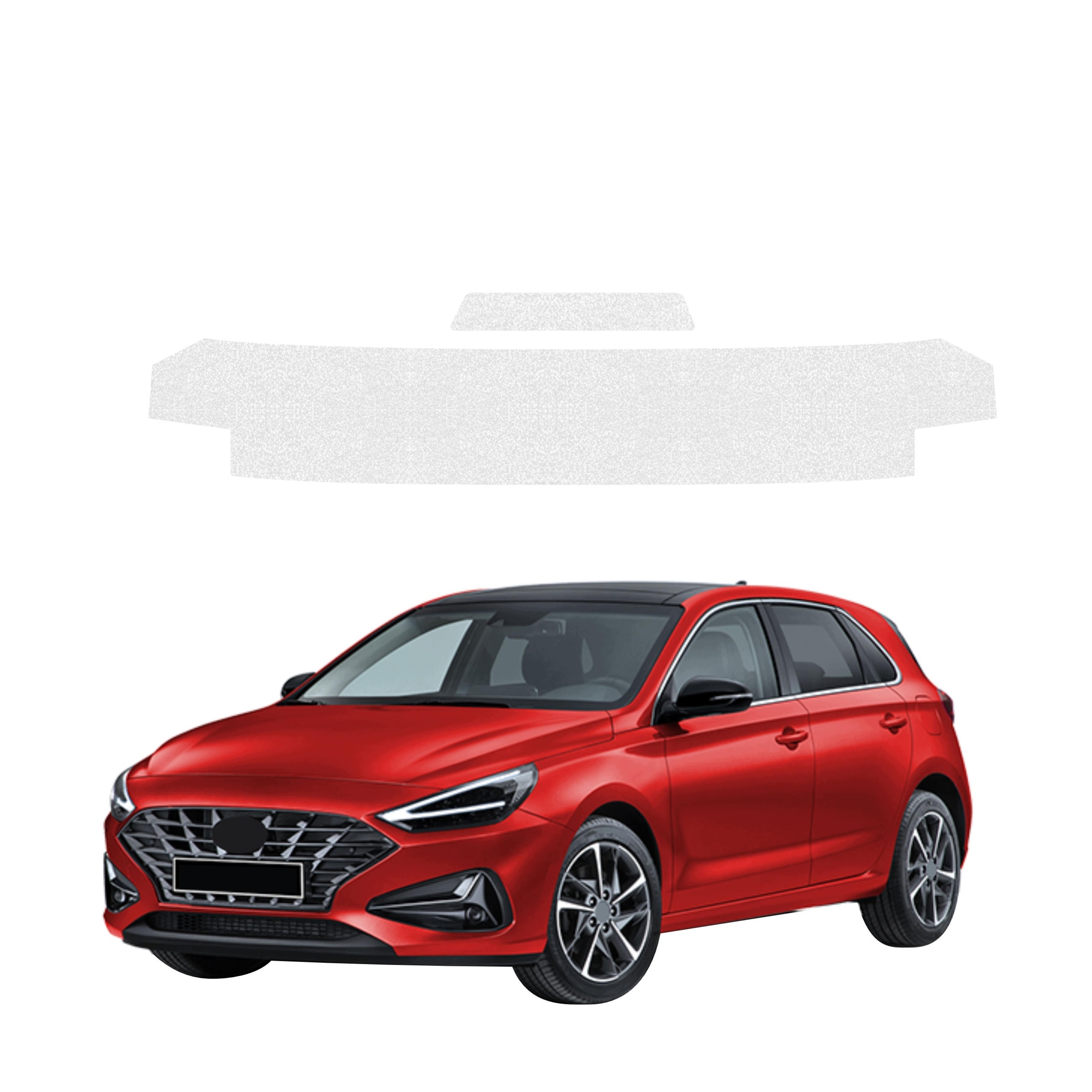 Bezbarwna powłoka techniczna HeavyDuty Clear na próg bagażnika do Hyundai i30 Hatchback (2020-2026)