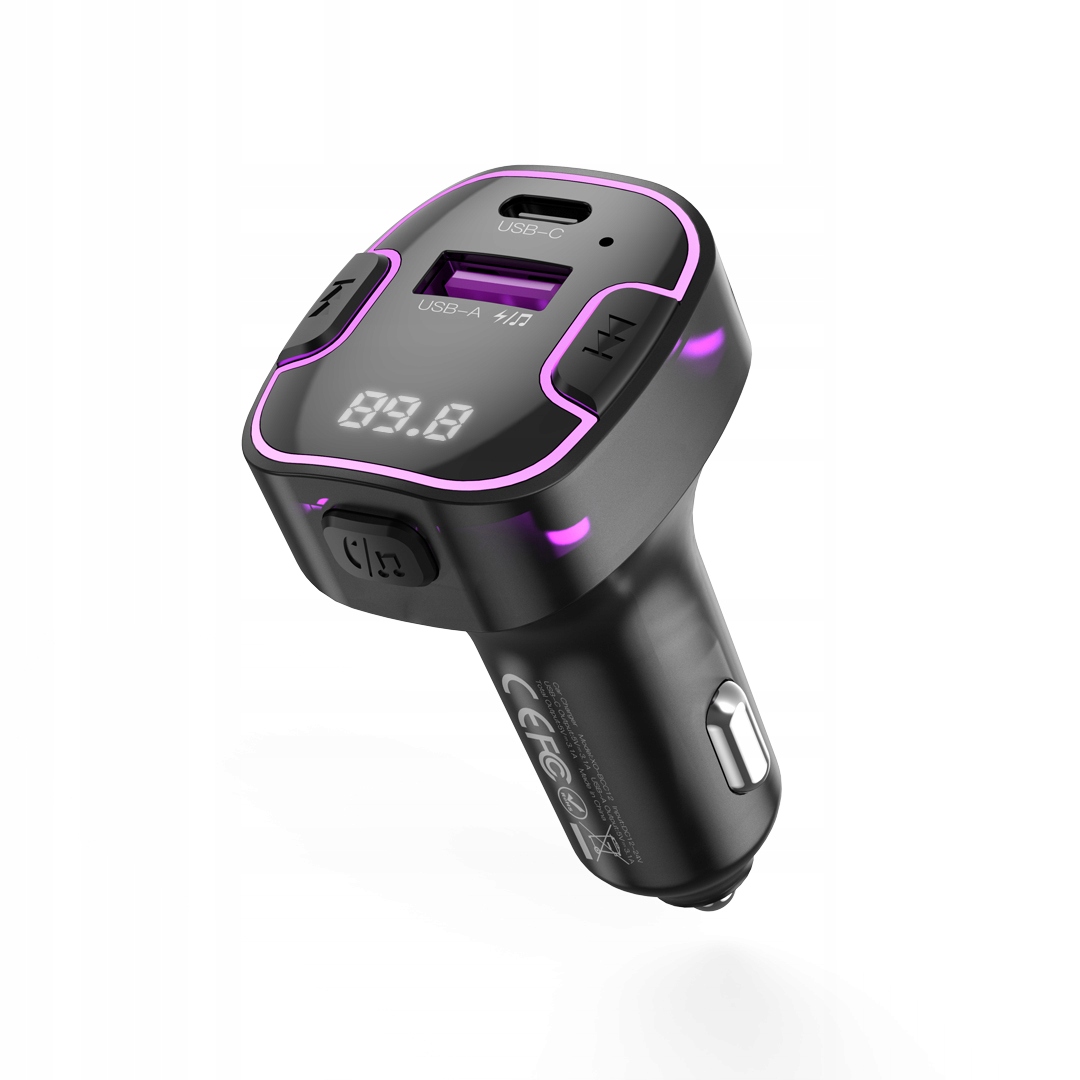 XO transmiter FM BCC12 Bluetooth MP3 ładowarka samochodowa 3,1A czarna – Nowoczesne rozwiązanie dla każdego kierowcy