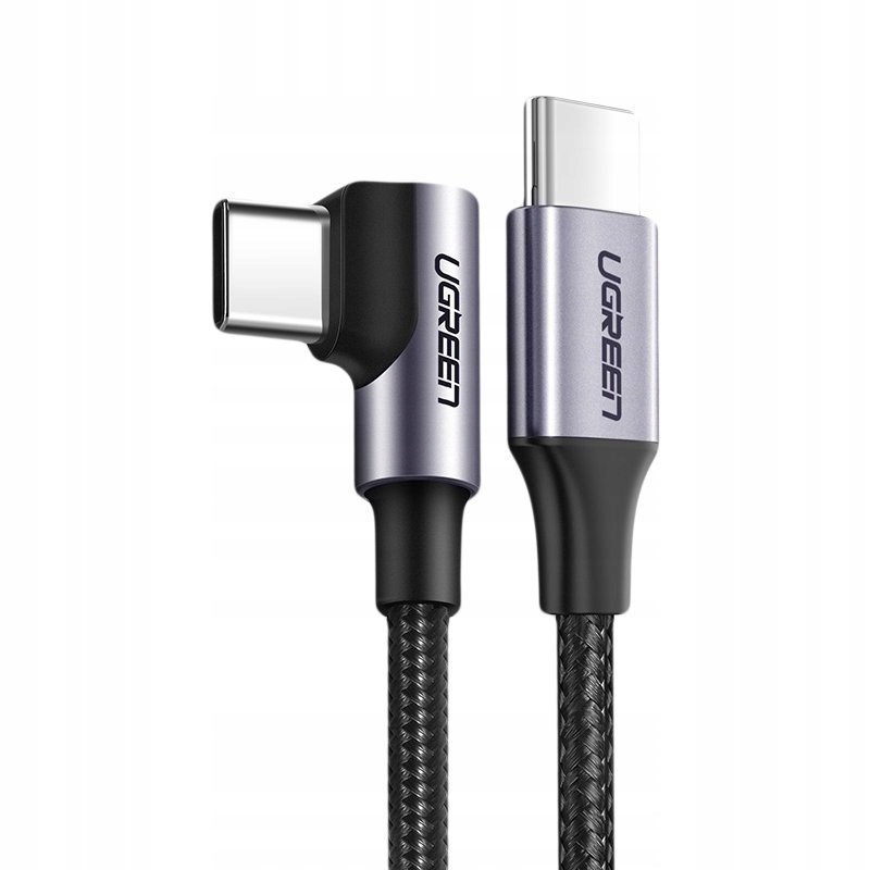 Kabel Ugreen USB-C - USB-C 2 m Czarny (50125) – Szybkie ładowanie i transfer danych