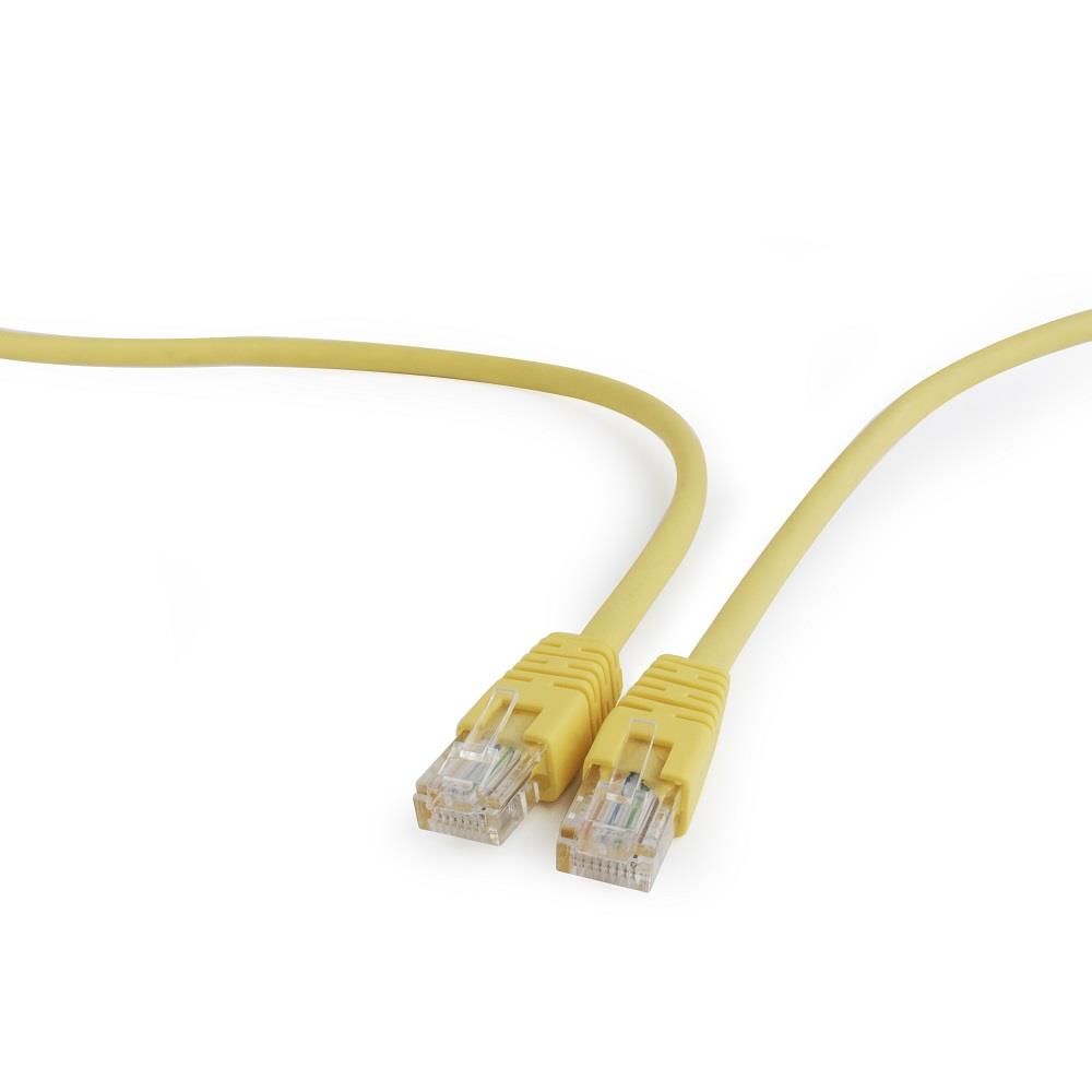Patch cord RJ45, kat. 5e, UTP, 5m, żółty – Idealne połączenie dla Twojej sieci