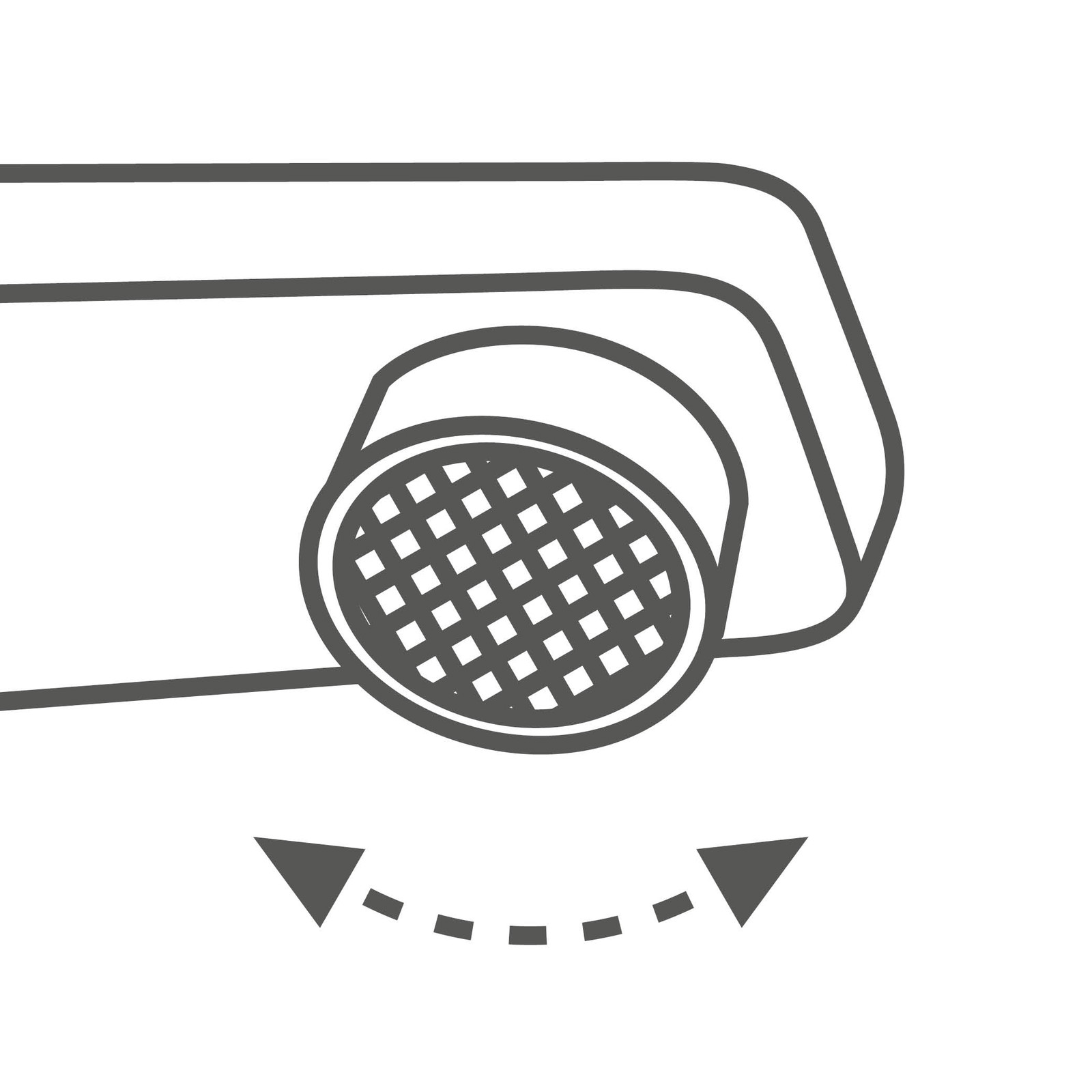 Ruchomy aerator pozwala pokierować strumieniem wody