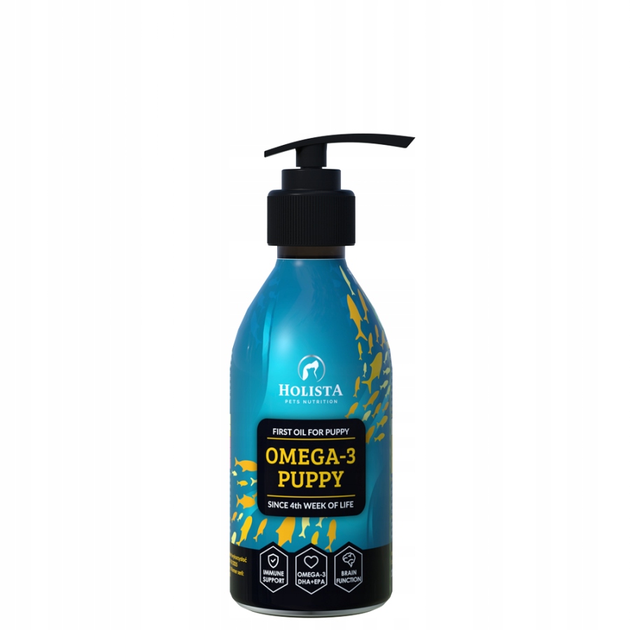 Olej Omega3 Puppy Oil* - Olej Omega3 dla szczeniąt Holista* 200ml