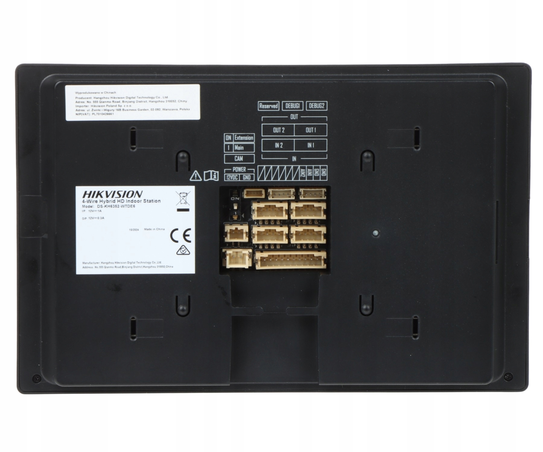 ZESTAW WIDEODOMOFONOWY DS-KIS313-P Hikvision – Bezpieczeństwo i komfort w Twoim domu