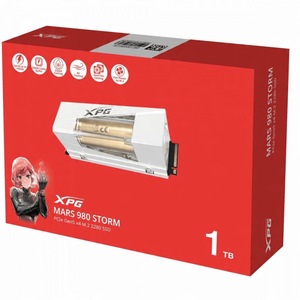 Dysk SSD XPG MARS 980 STORM 1TB – Wydajność na najwyższym poziomie