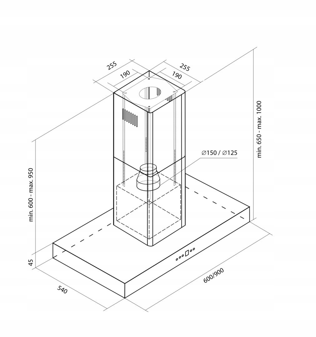 Poziom hałasu do 59 dB – Cicha praca w kuchni