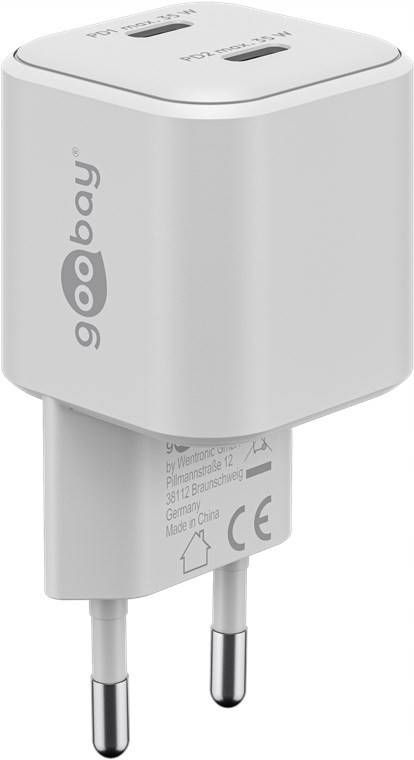 Złącza USB-C™ i USB-A – Ładowanie dwóch urządzeń jednocześnie