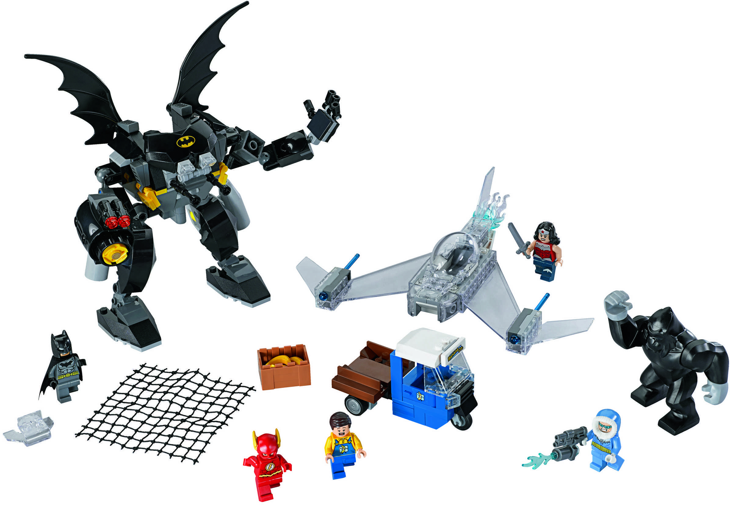 Zestaw LEGO z Batmanem, The Flashem i Wonder Woman