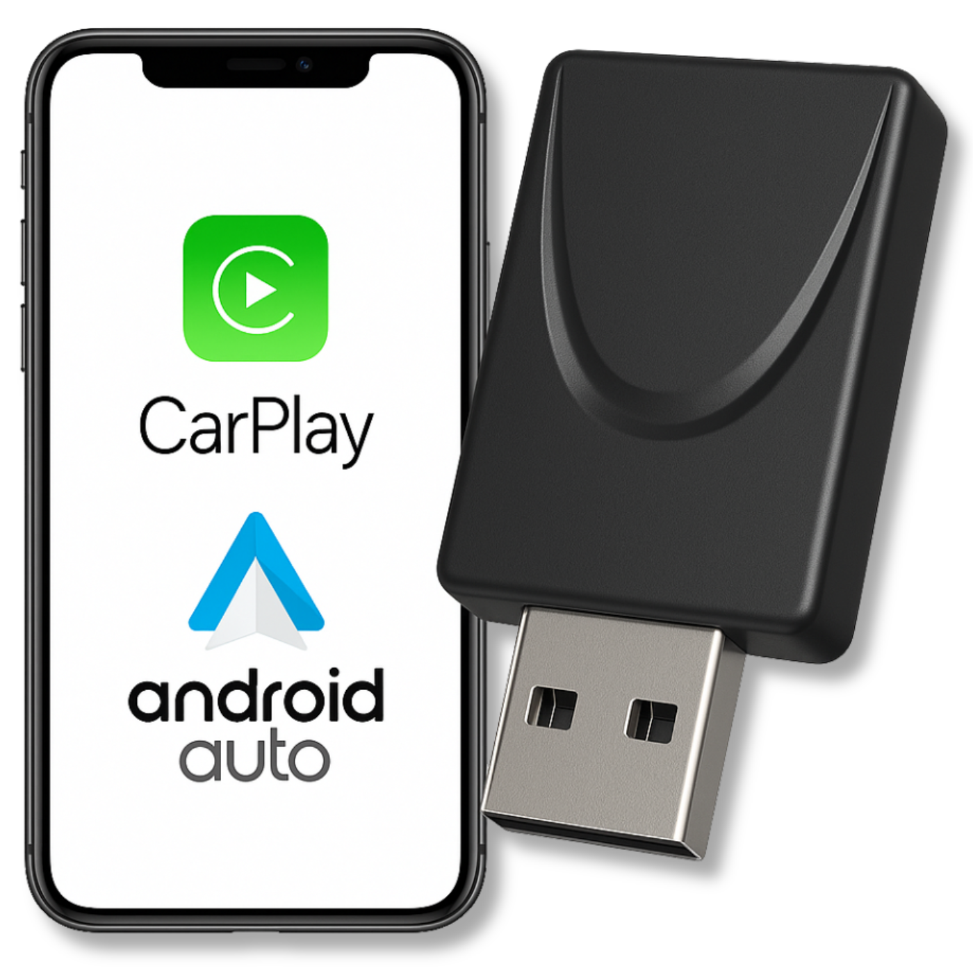 BEZPRZEWODOWY CARPLAY ANDROID AUTO ADAPTER APPLE USB RADIO – Nowoczesne rozwiązanie dla Twojego samochodu
