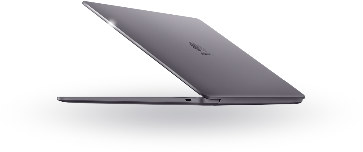 Elegancki szary Huawei MateBook Space