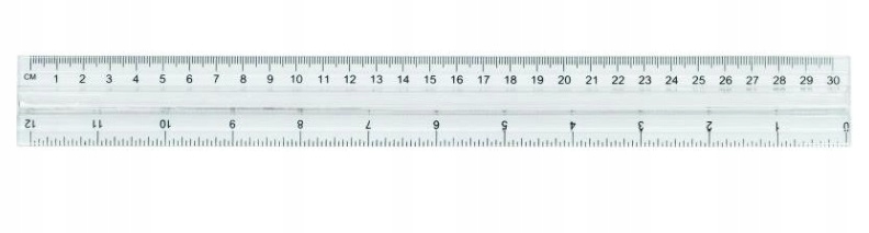 Idealna długość 30 cm do precyzyjnych pomiarów