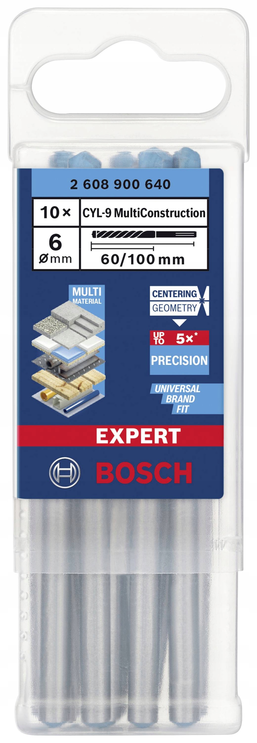 Wiertło Bosch Expert CYL-9 MultiConstruction 6mm – Wszechstronność w każdym projekcie