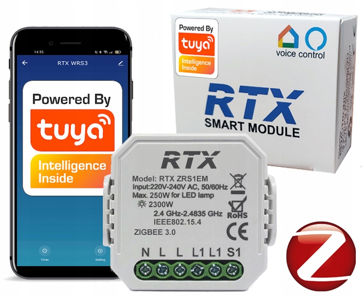 TUYA ZigBee Sterownik Przekaźnik Pomiar Energii – Inteligentne zarządzanie energią w Twoim domu