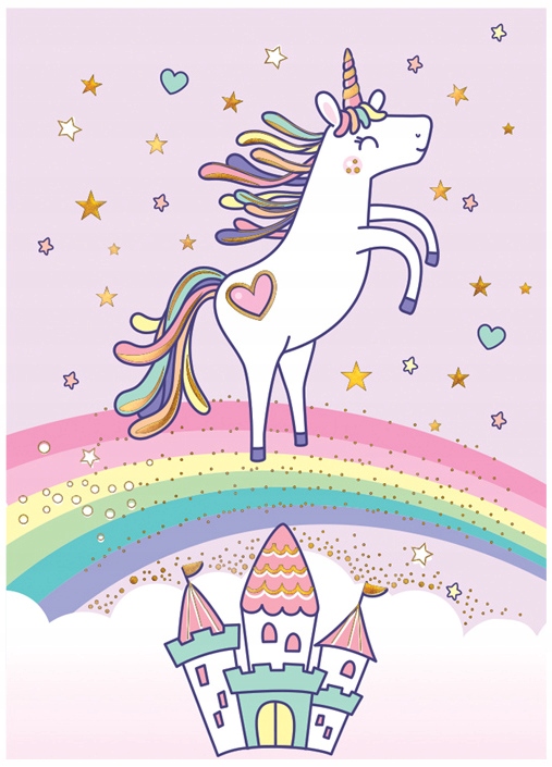 Karnet B8 mini Unicorn tęcza – Wyjątkowy sposób na przekazanie życzeń