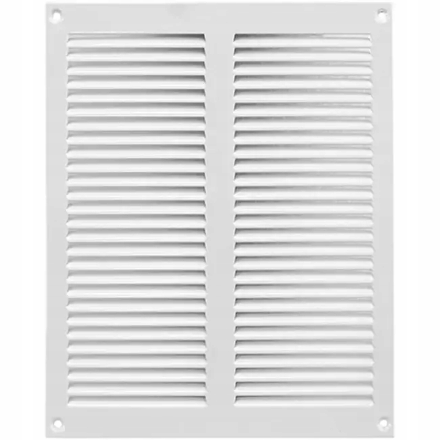 Kratka wentylacyjna metalowa MR2025 – Biała kratka 200 x 250 mm