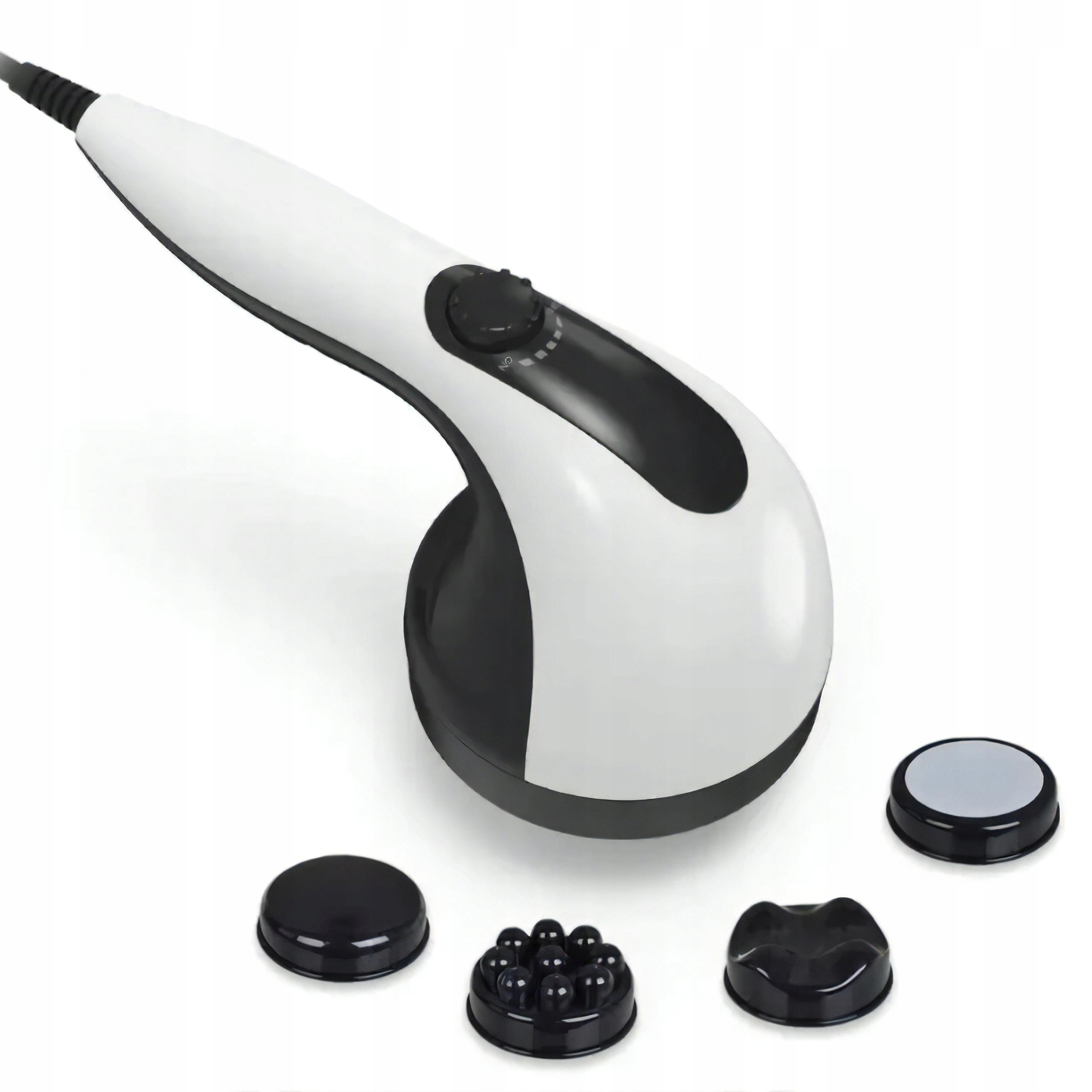 Zestaw zawiera: masażer i akcesoria