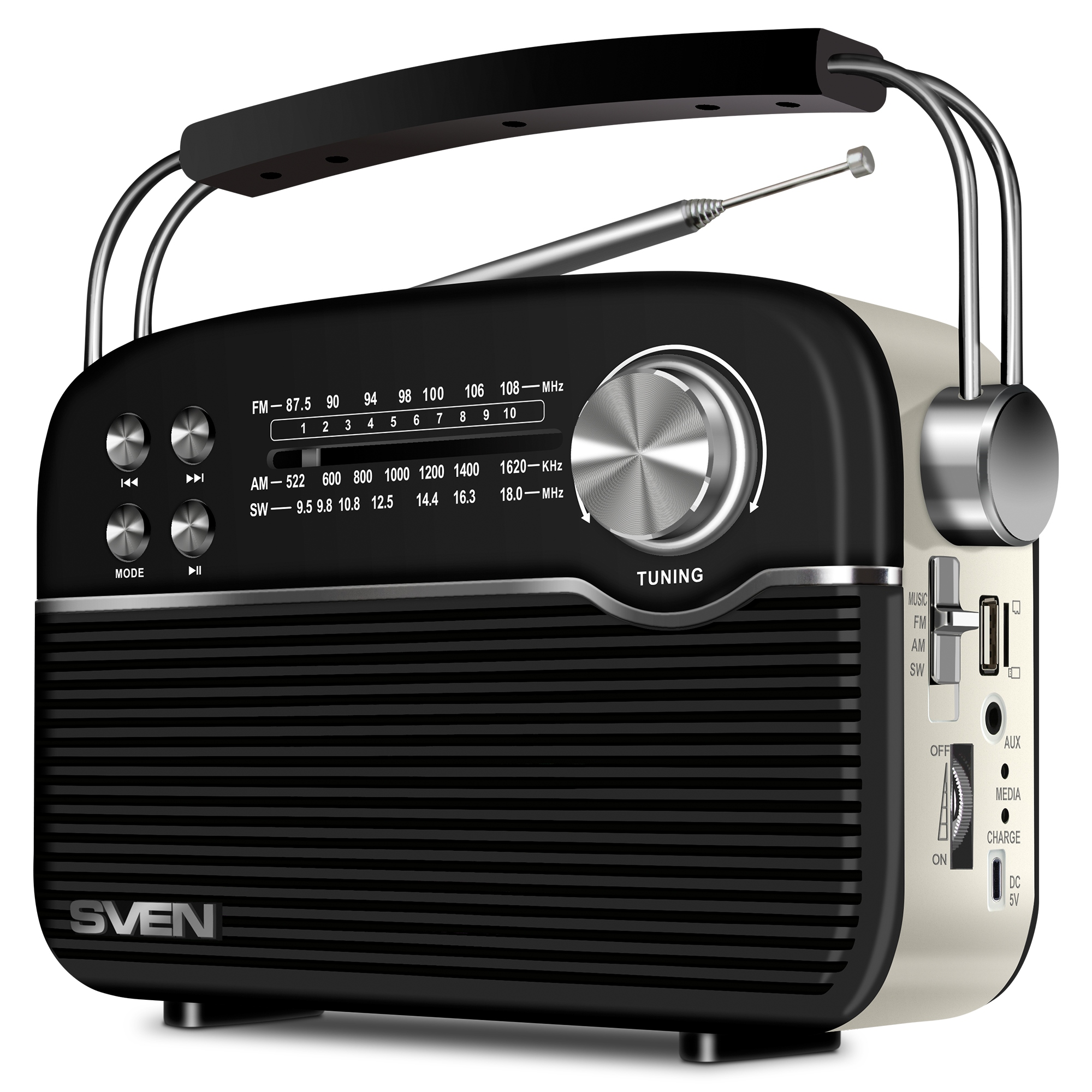 Sven SRP-505 przenośne radio bezprzewodowe – Twój towarzysz w świecie dźwięku