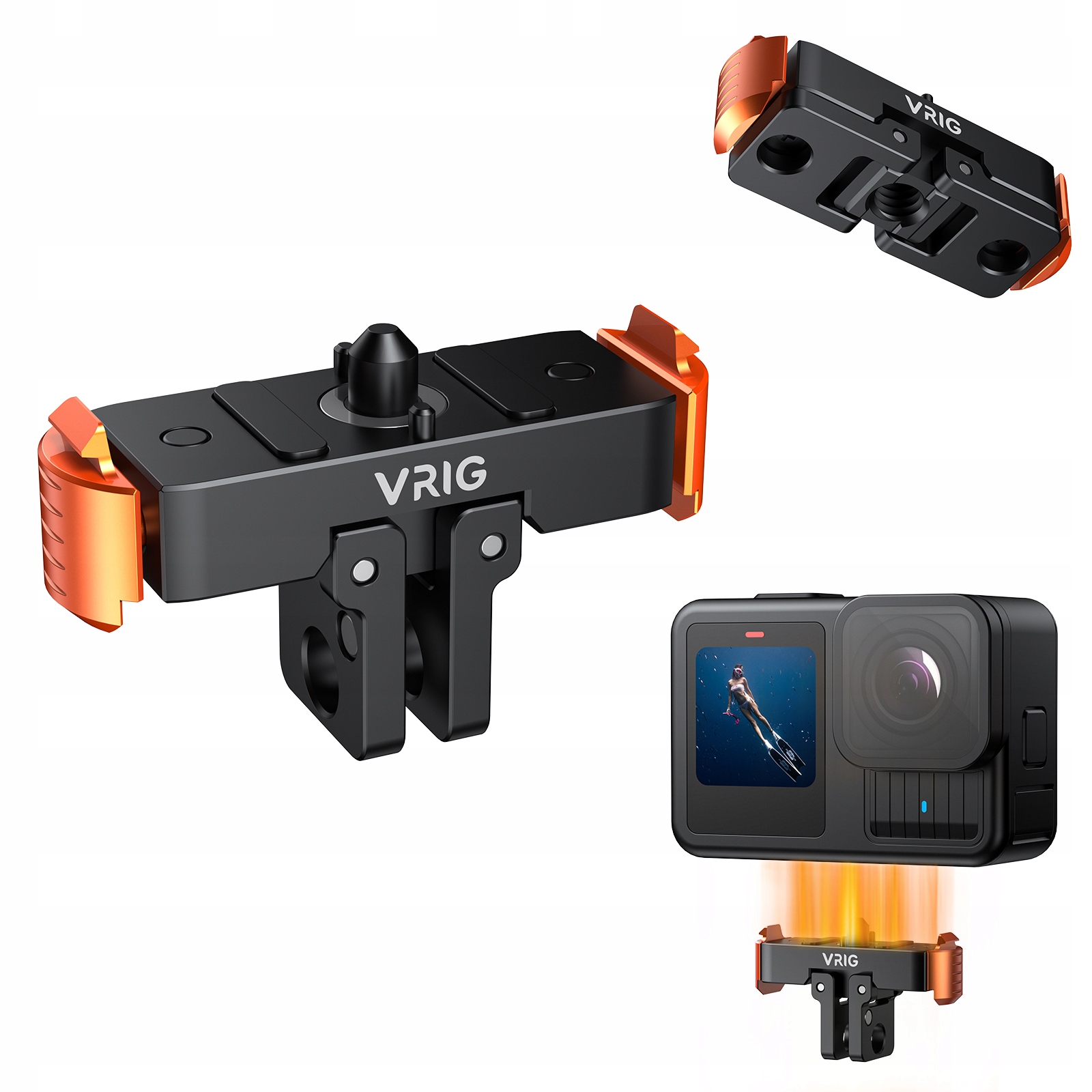 Mocowanie Uchwyt Szybkozłączka Magnetyczna Magnes Do Gopro Hero 13 Black / Ac-28 – Idealny wybór dla vlogerów