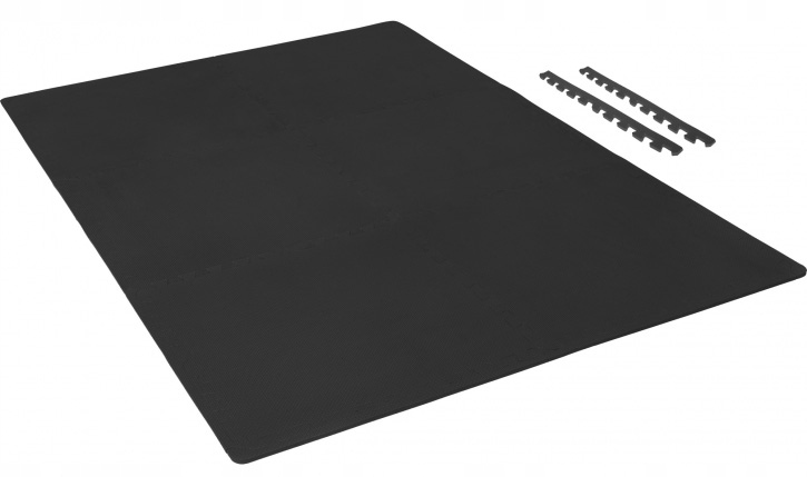 Zestaw 6 x mata pod sprzęt puzzle gruba 1,2 cm – Idealne rozwiązanie dla Twojej domowej siłowni