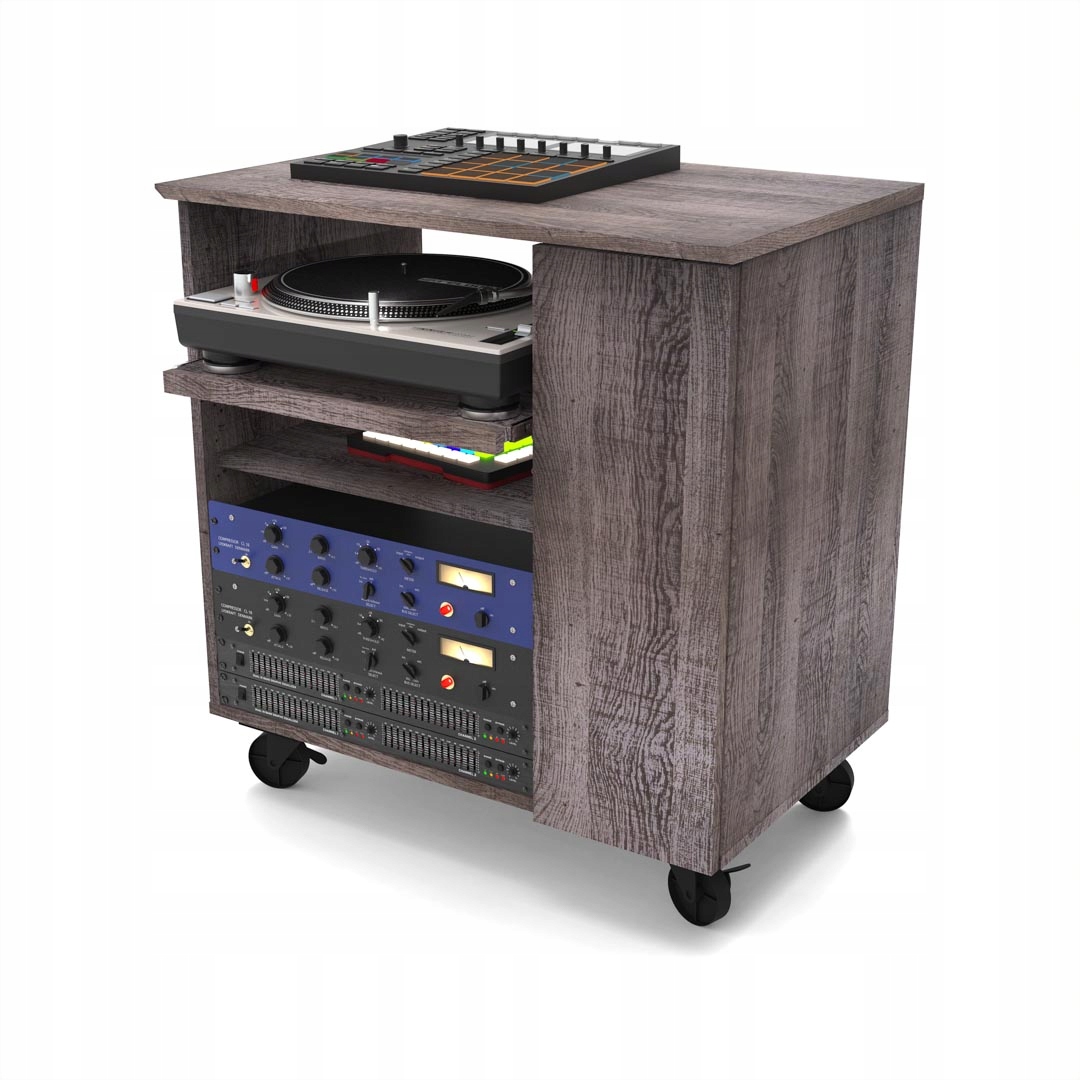 GLORIOUS Modular Side Rack Walnut – Idealne rozwiązanie do Twojego biura