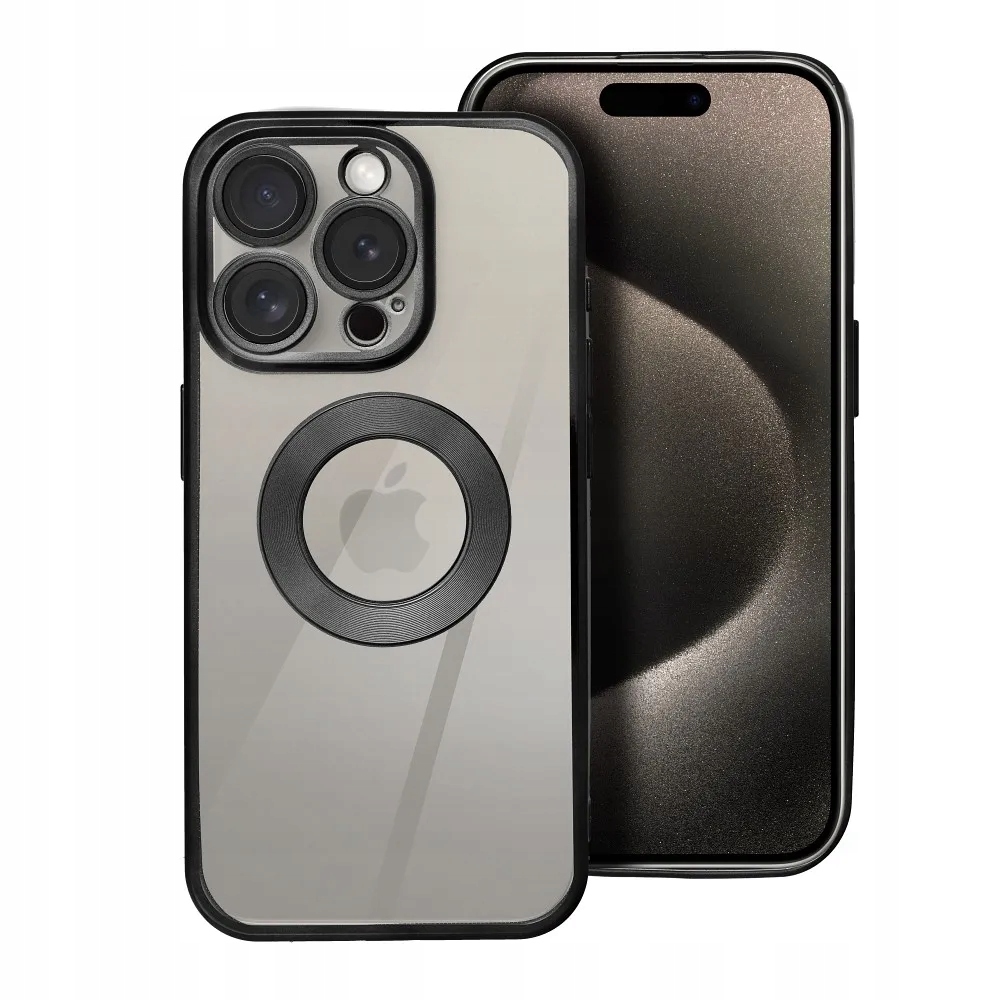 Futerał GLAM do Apple iPhone 16e (SE 4 2025) czarny – Elegancka ochrona dla Twojego telefonu
