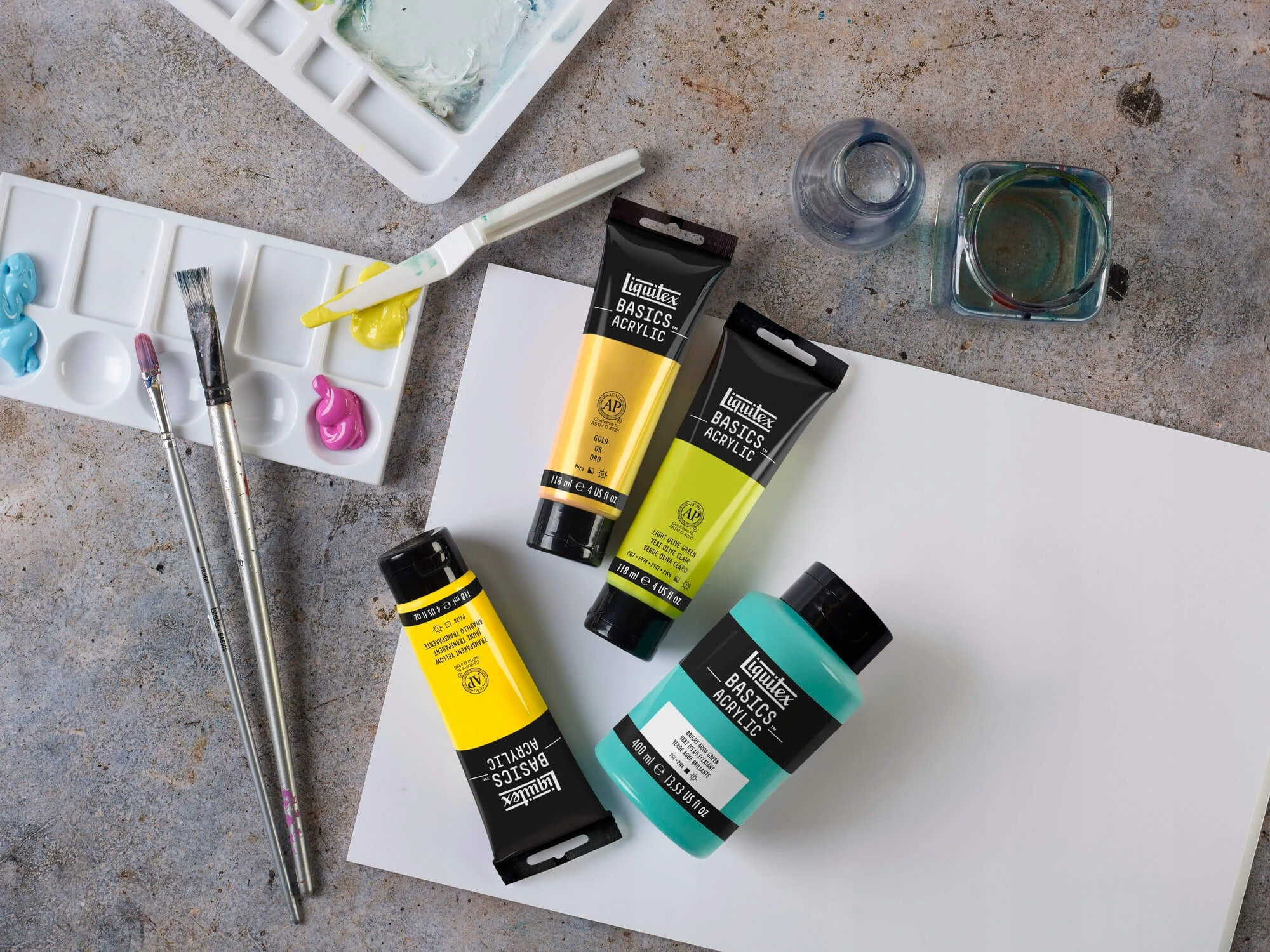 Łatwe mieszanie i rozprowadzanie farby