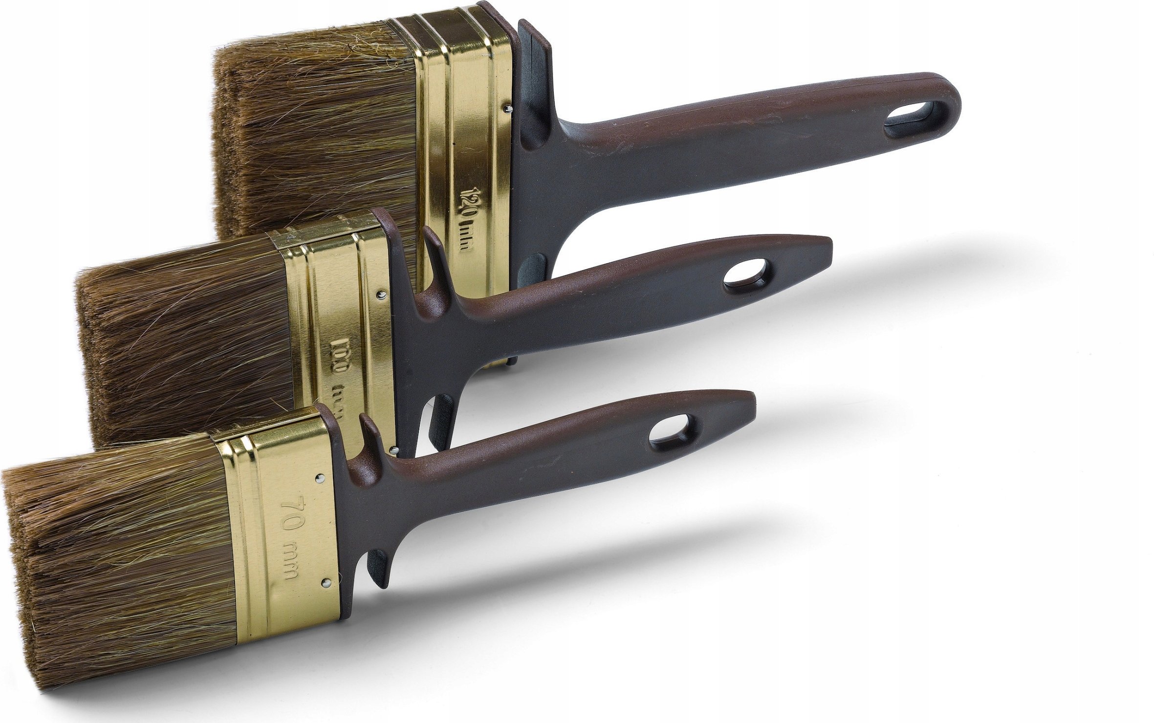 Różne rozmiary pędzli dla precyzyjnego malowania